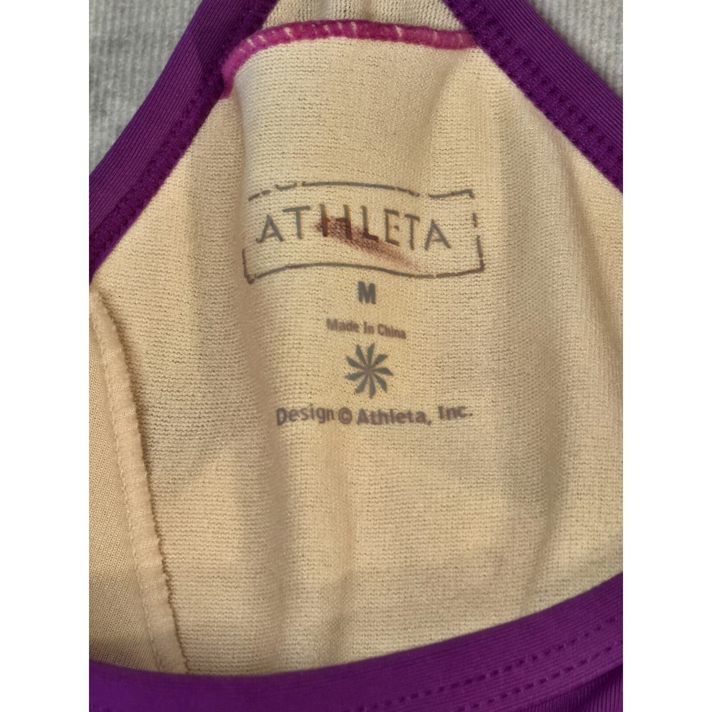 Athleta Beach Womens Size Medium Swim Dress Purple Modest Built-in Bra Modest - Picture 7 of 13